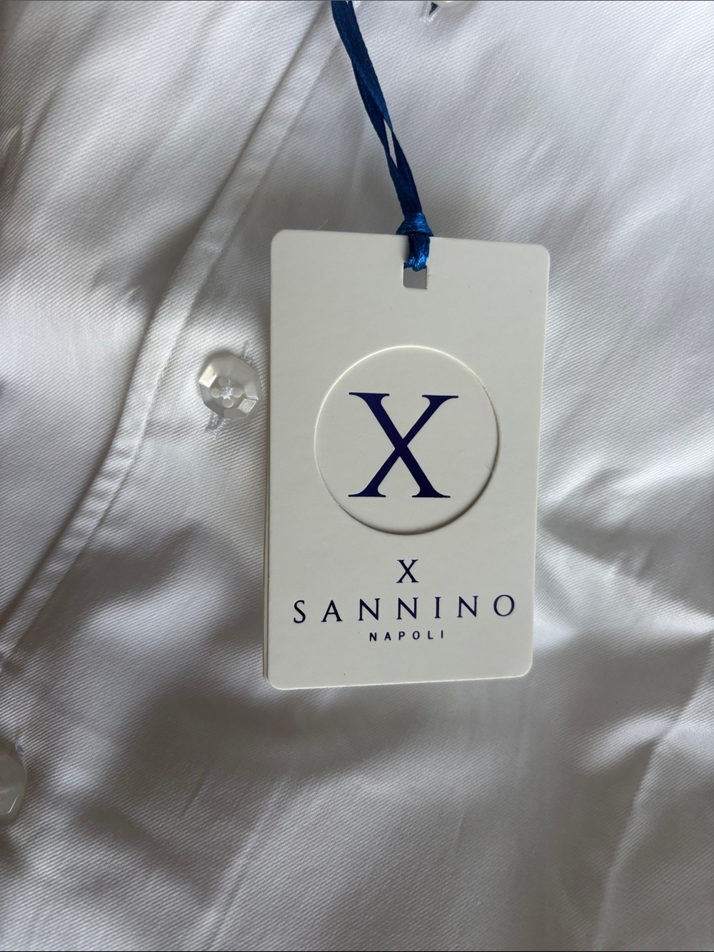 White Cotton Dress Shirt - Picture 10 of 10